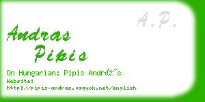 andras pipis business card